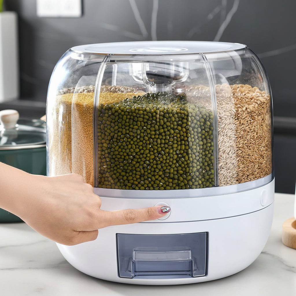 360 Degree Rotating Dry Food Dispenser