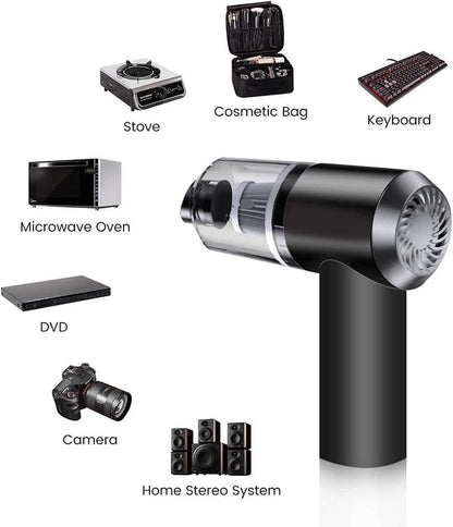 2-in-1 Cordless Stick & Handheld Vacuum Cleaner | Powerful Rechargeable Lightweight Floor & Car Cleaner