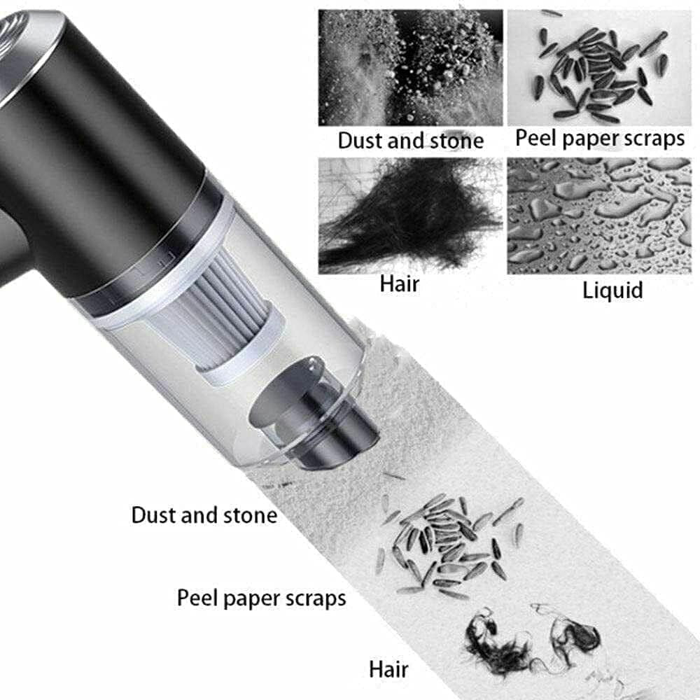 2-in-1 Cordless Stick & Handheld Vacuum Cleaner | Powerful Rechargeable Lightweight Floor & Car Cleaner