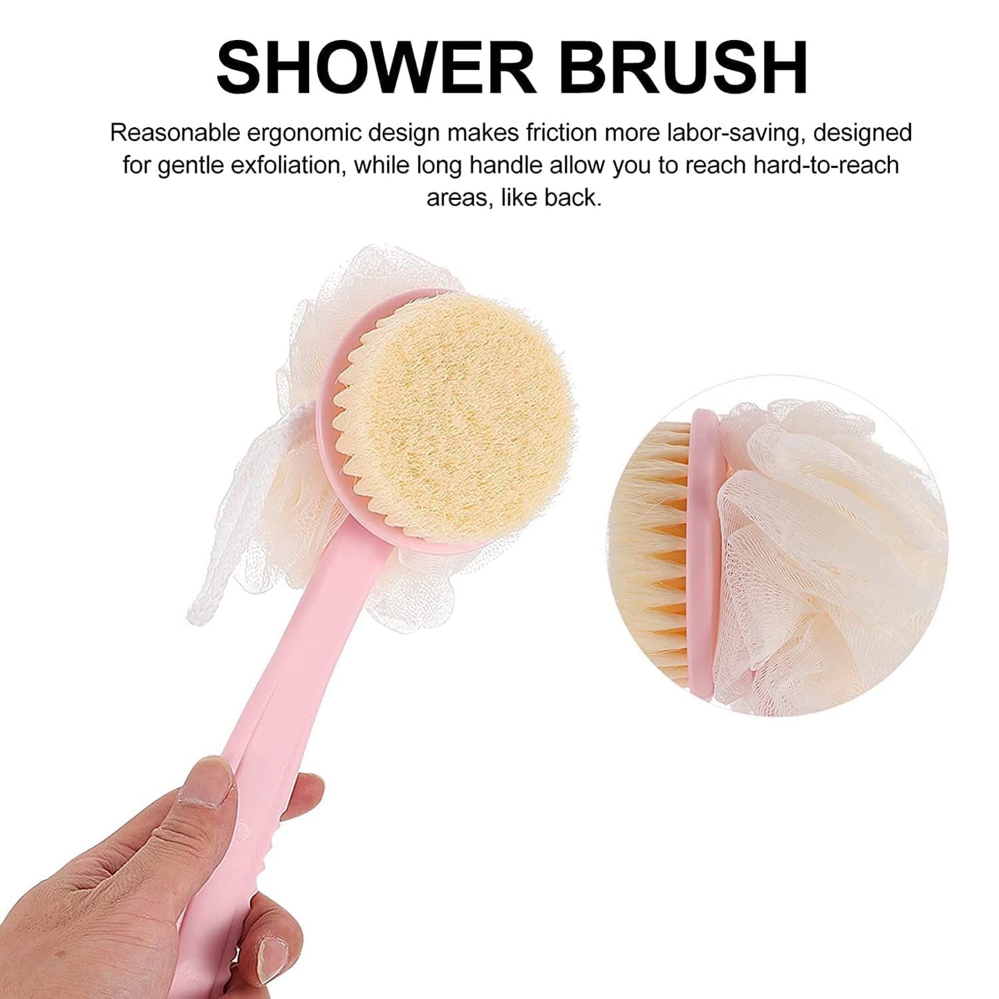 2 in 1 Bath Brush Soft