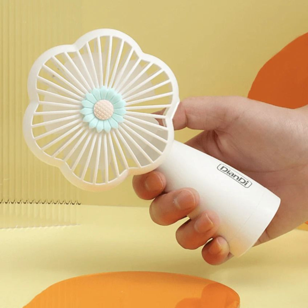 Rechargeable Mini Handheld Flower Fan