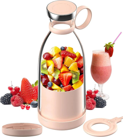 Rechargeable Portable Juicer Blender Bottle USB Cordless Mini Mixer for Smoothies, Shakes & Juices