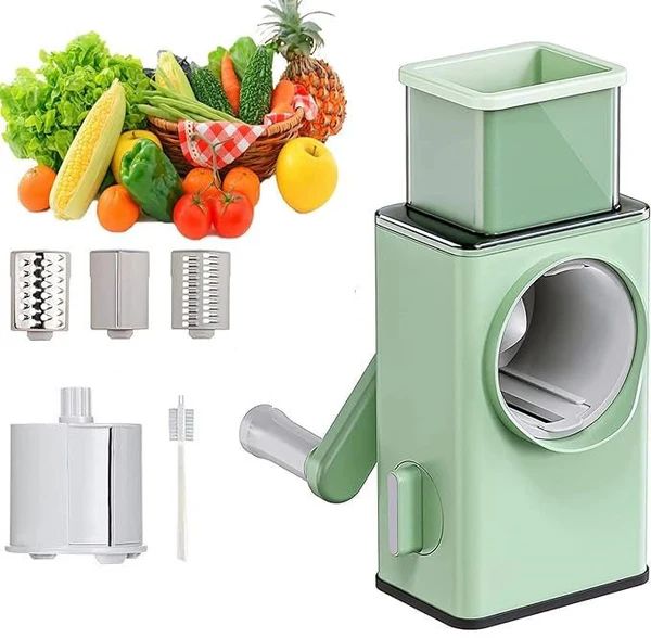 Premium Stainless Steel Vegetable Cutter & Slicer | Multi-Functional Dicer Chopper | Fast Kitchen Gadget