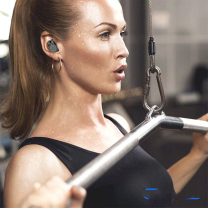 Wireless Bluetooth 5.3 Earbuds with Charging Case | Hi-Fi Stereo Sound, IPX7 Waterproof Sport Headset & Built-in Mic